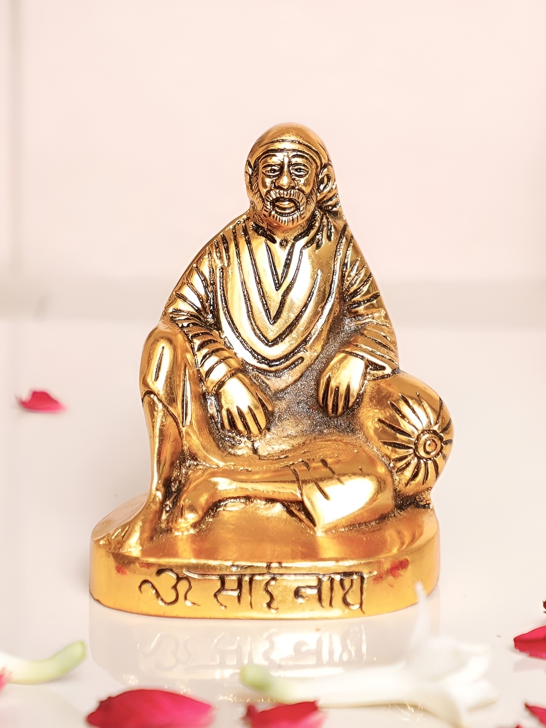 

Kridaykraft Gold-Toned Sainath Showpiece