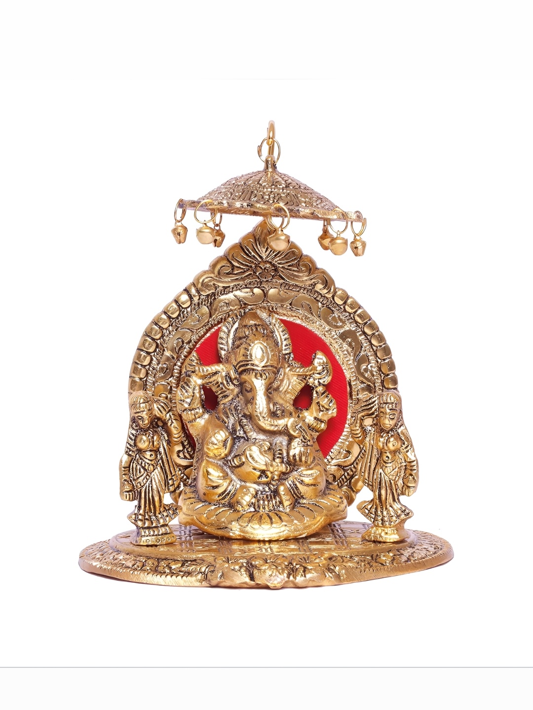 

Kridaykraft Gold-Toned Ganesh Showpiece