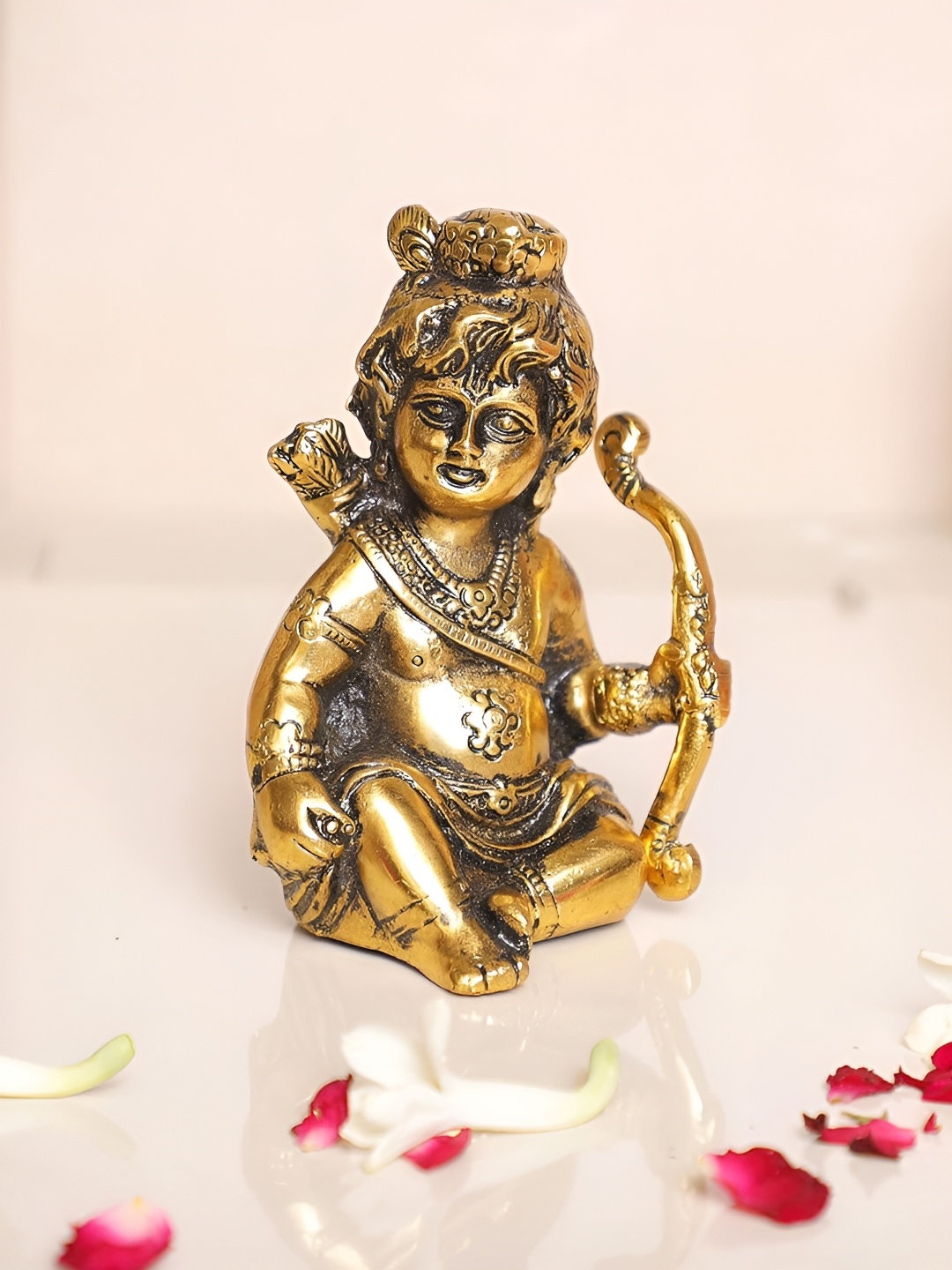 

Kridaykraft Gold Toned Religious Idol Showpiece