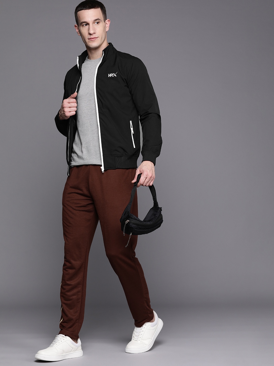 

HRX by Hrithik Roshan Men Lightweight Sporty Jacket, Black