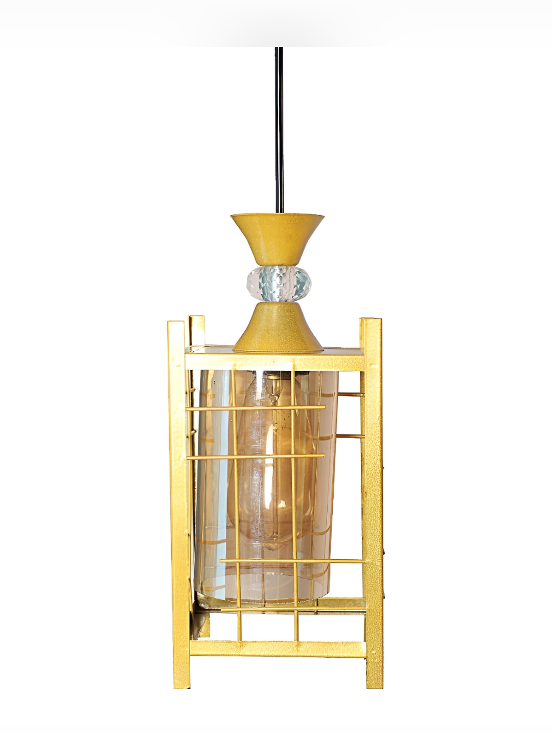 

ELIANTE Gold Toned Iron Contemporary Hanging Ceiling Lamp