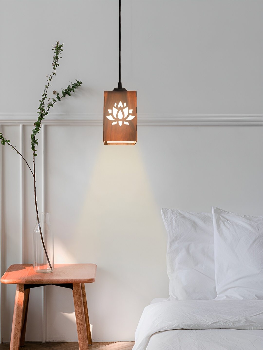 

Gojeeva Brown 4 Pieces Textured Ceiling Lamp With Adjustable Cord