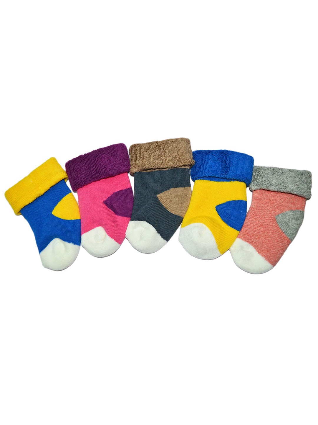 

BAESD Infants Pack Of 5 Patterned Ankle Length Socks, Pink