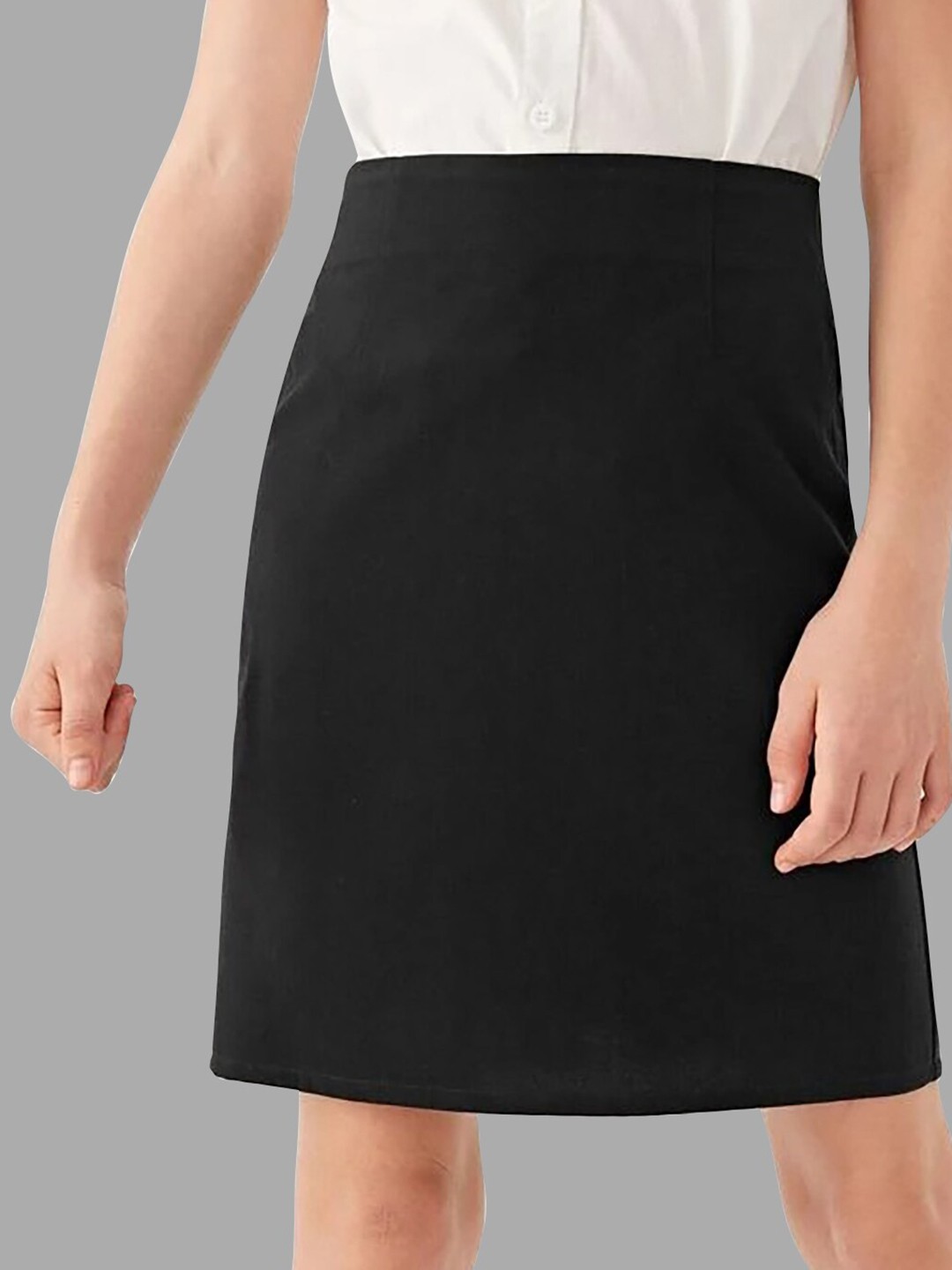 

BAESD Girls A-Line Above Knee Length Skirt, Black
