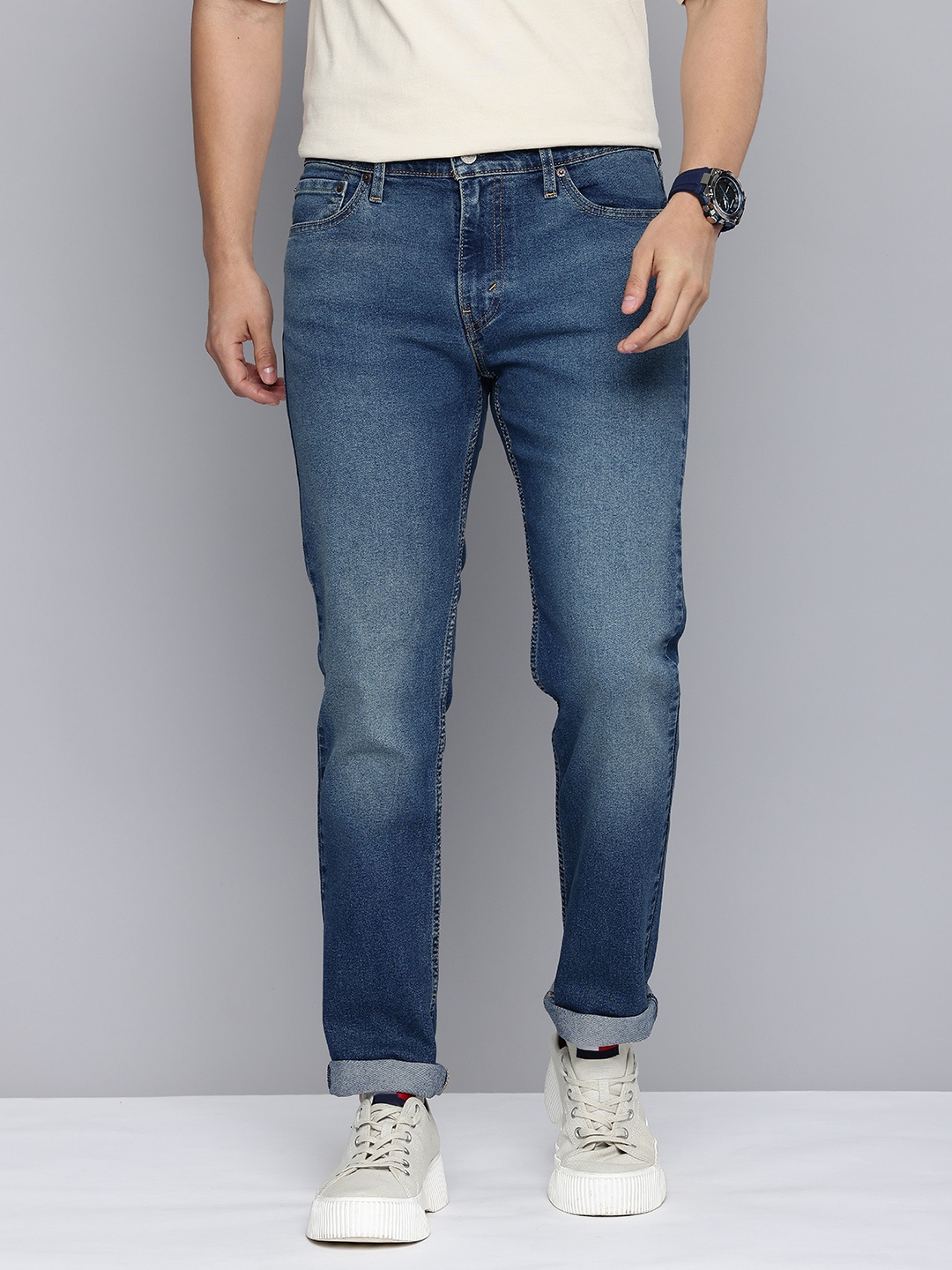 

Levis Men 511 Slim Fit Light Fade Stretchable Jeans, Blue