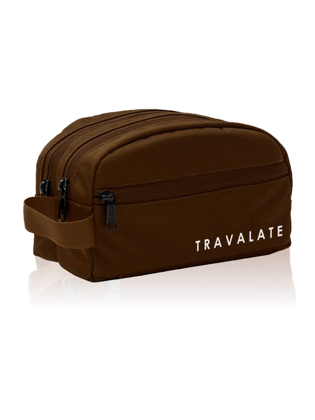 

TRAVALATE Water Resistant Travel Pouch, Brown