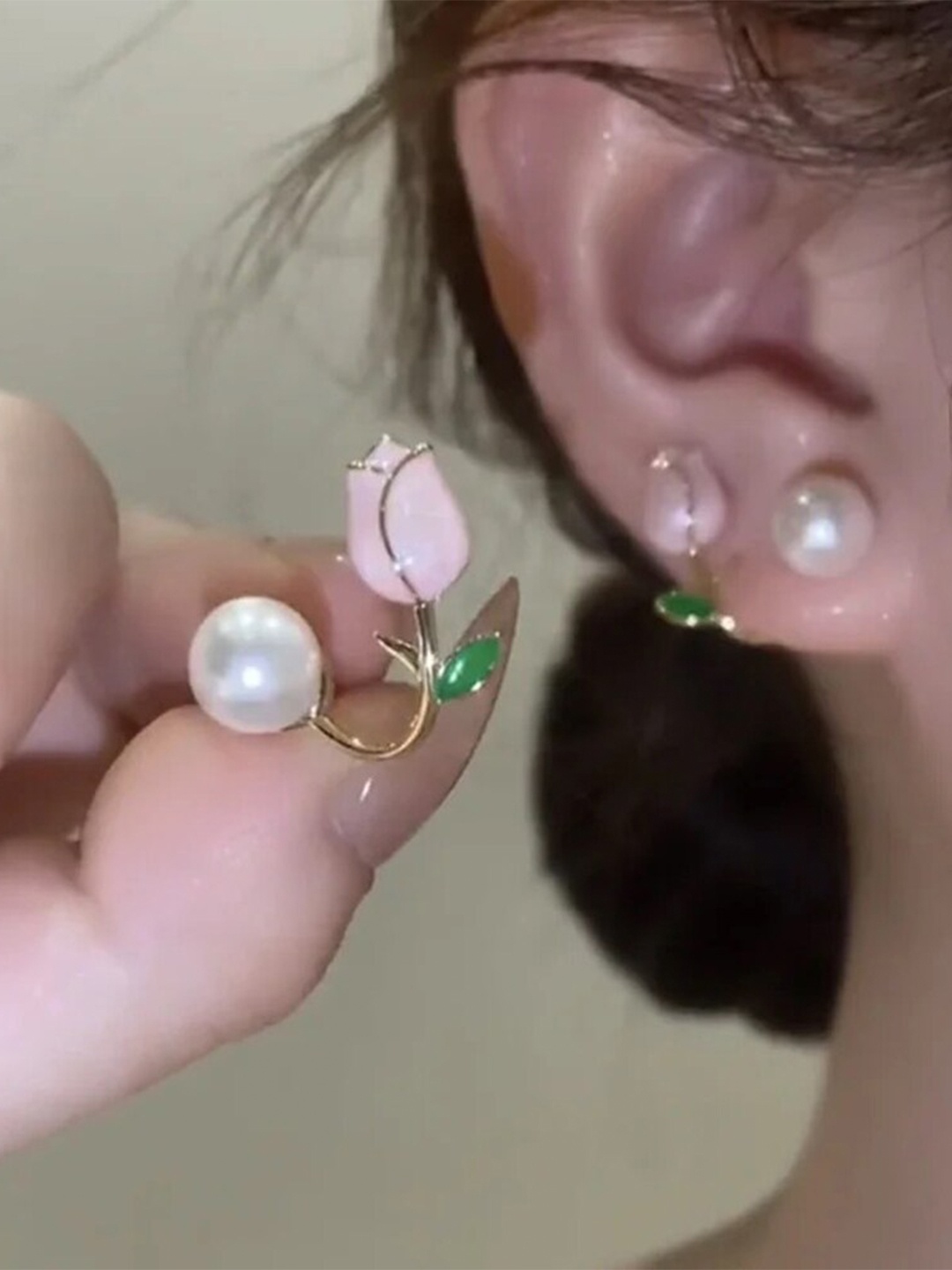 

Shining Diva Fashion Gold-Plated Studs Earrings