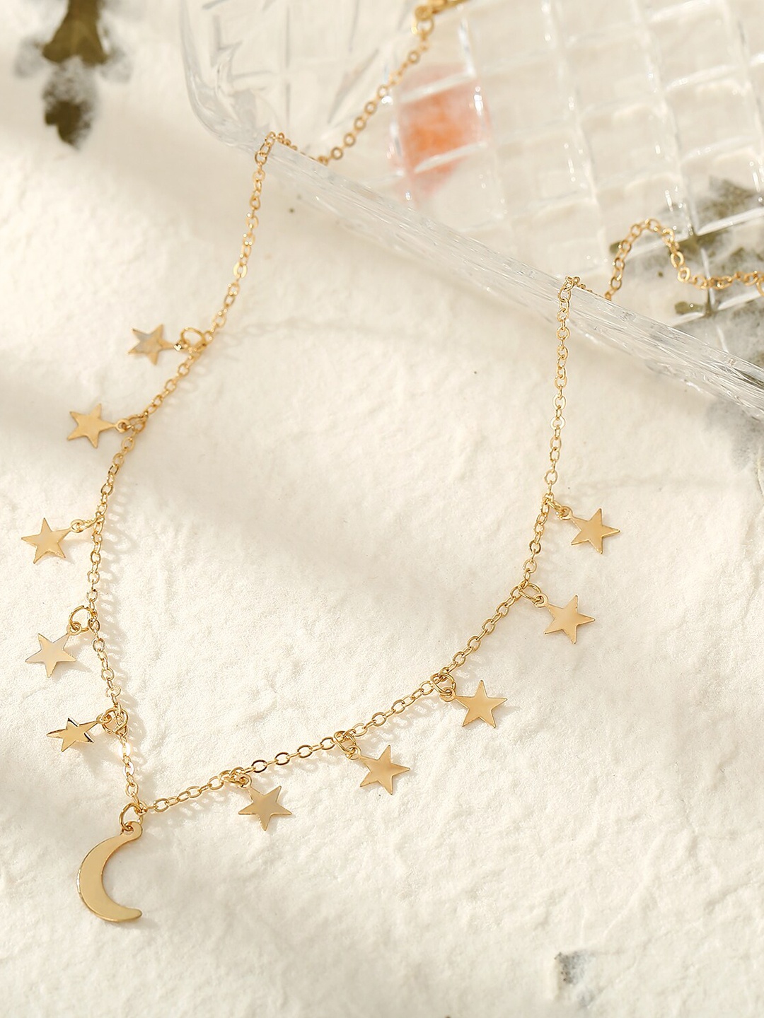 

Shining Diva Fashion Gold-Plated Necklace