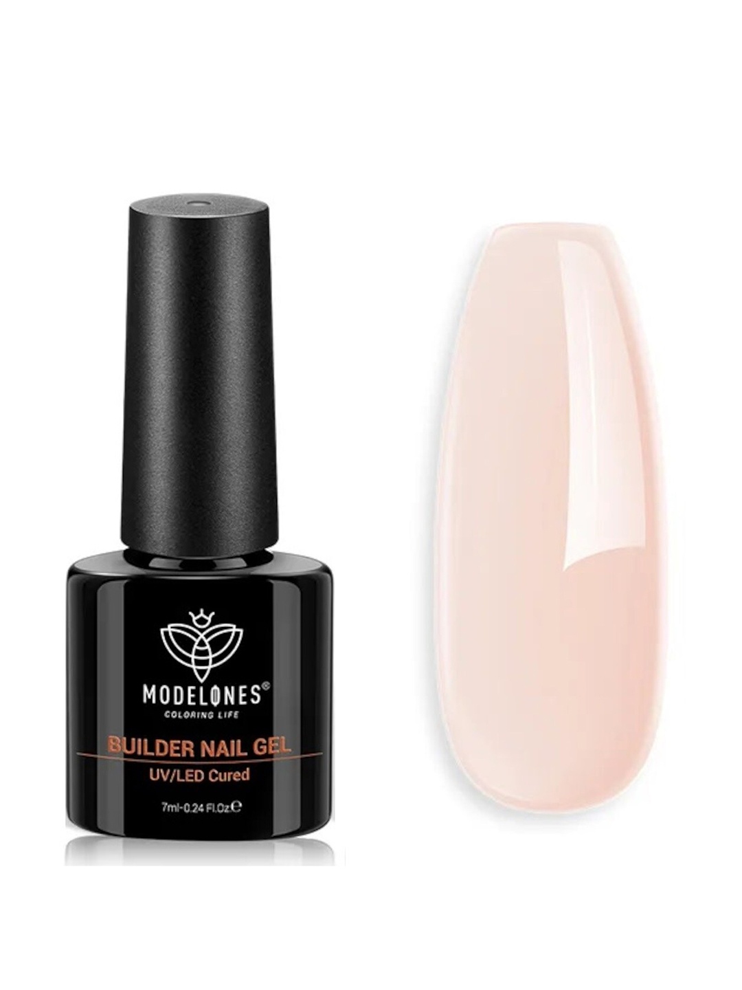 

Modelones 8-In-1 Builder Nail UV LED Long Lasting Gel Nail Polish 7ml - Shade 025, Nude