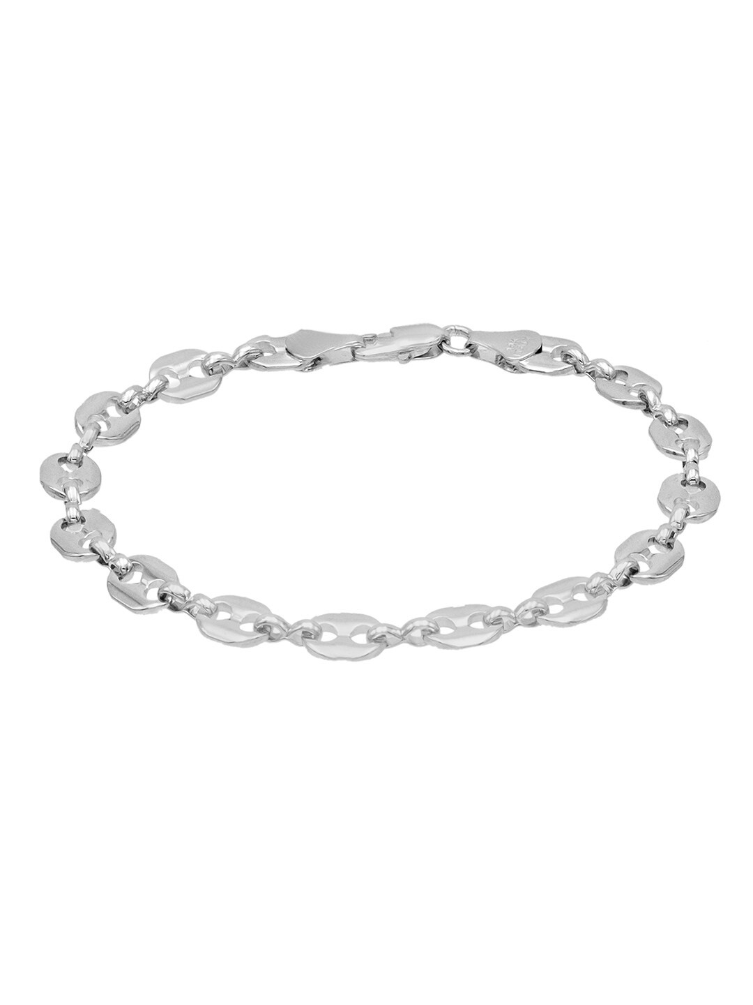 

bodha Men 925 Sterling Silver Link Bracelet