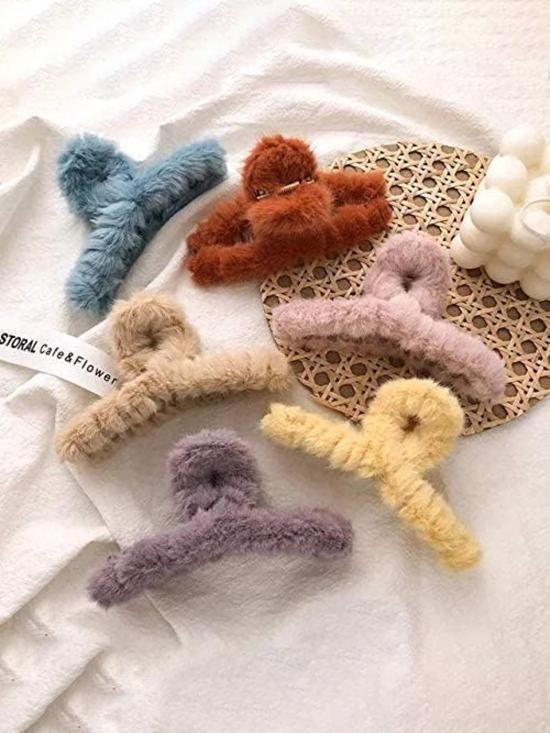 

DN Creation Assorted Set of 6 Fur Claw Clip