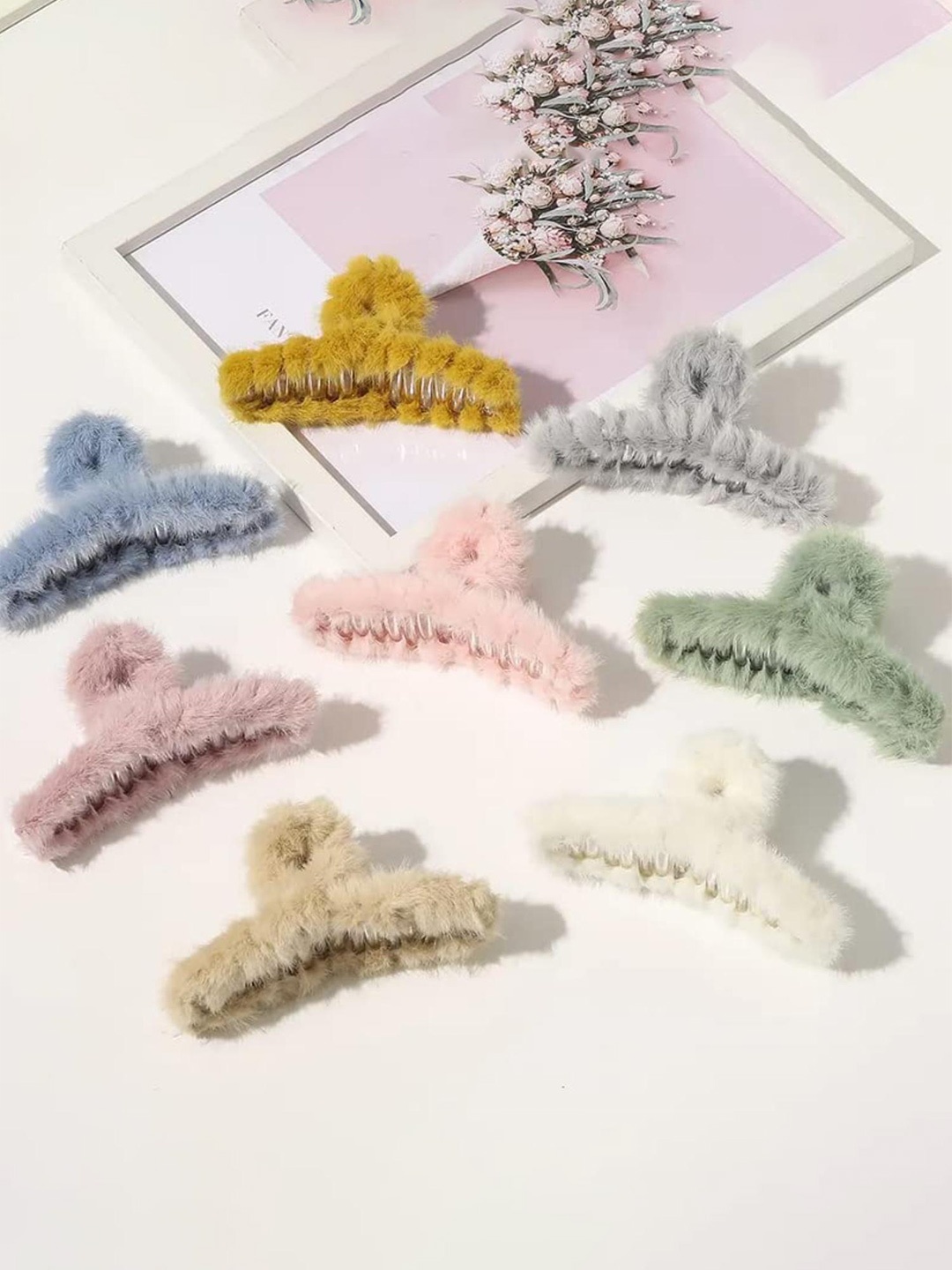 

DN Creation Assorted Set of 6 Fur Claw Clip