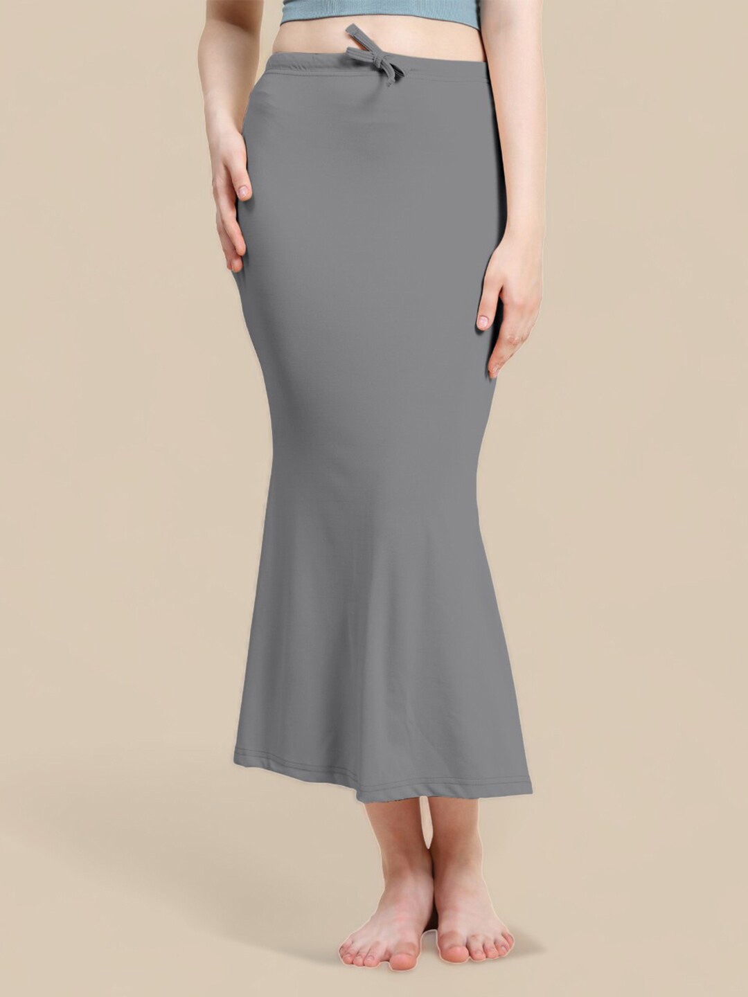 

Jaanvi Fishcut Saree Shapewear, Grey