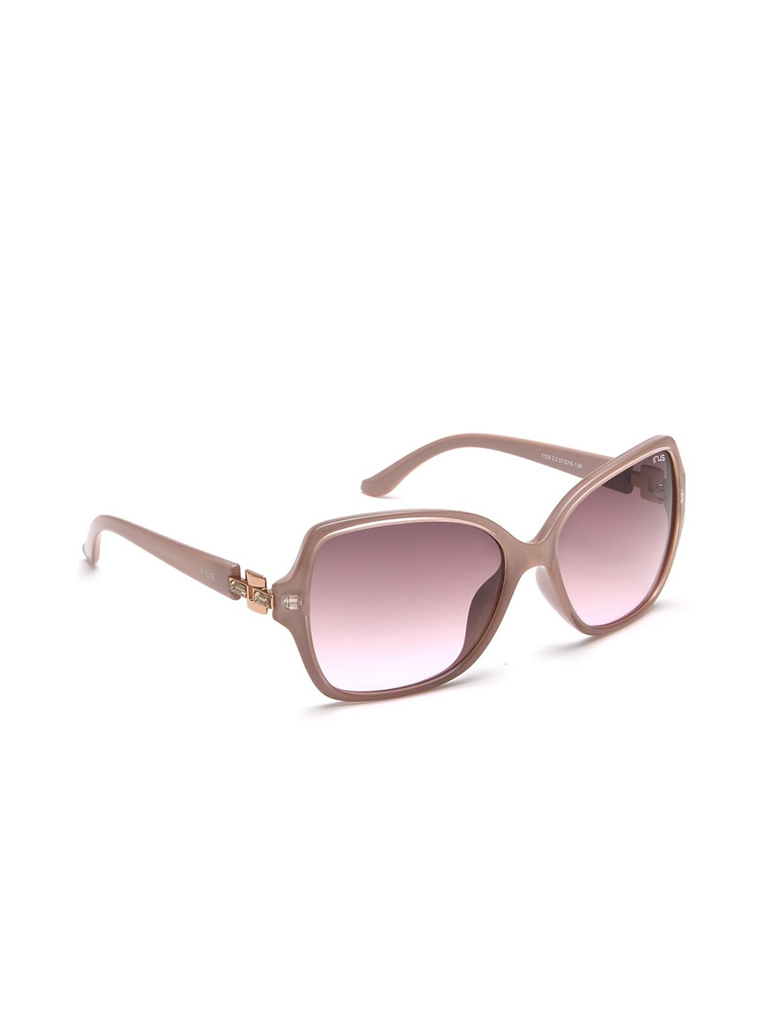 

IRUS by IDEE Women Butterfly Sunglass With UV Protected Lens IRS1129C3SG, Brown