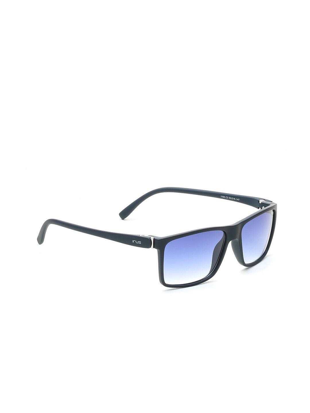 

IRUS by IDEE Men Square Sunglasses with UV Protected Lens IRS1165C3SG, Blue