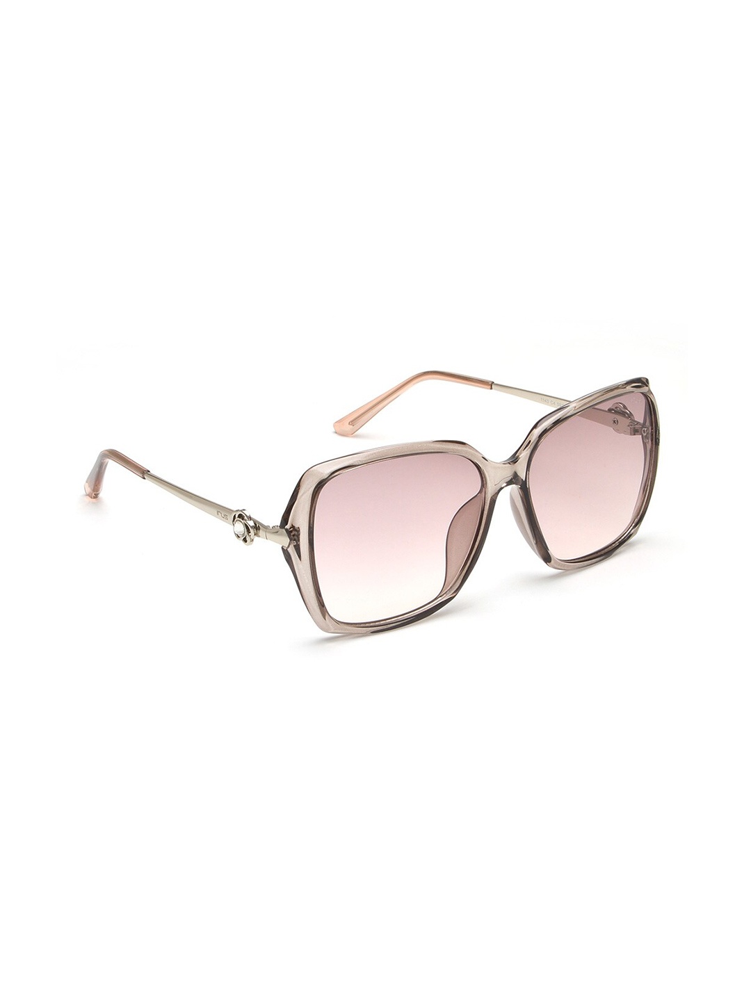 

IRUS by IDEE Women Square Sunglasses with UV Protected Lens IRS1143C4SG, Pink