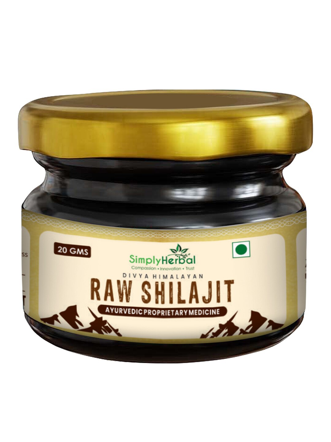 

Simply Herbal Divya Himalayan Raw Shilajit - 20g, Black