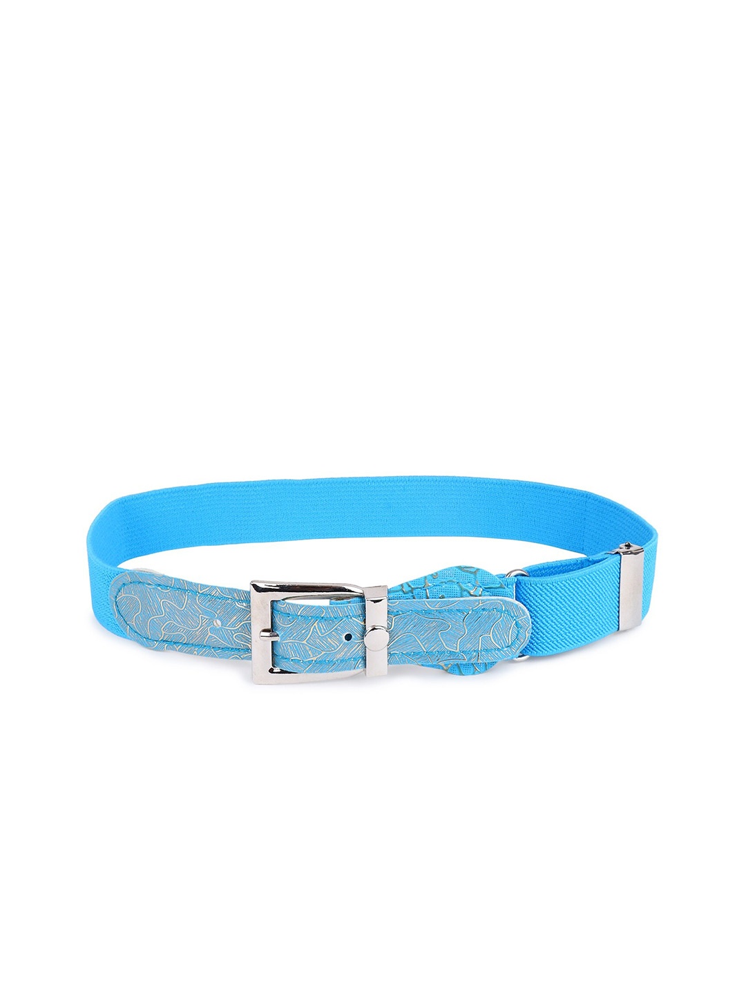 

Zacharias Girls Textured Stretchable Belt, Blue