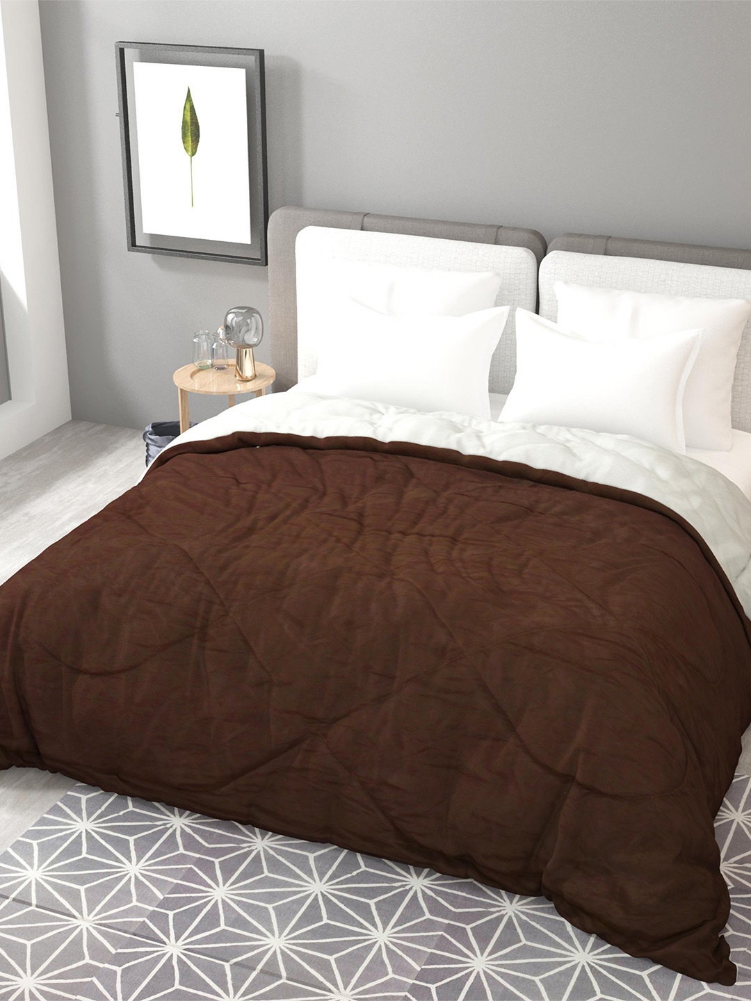 

Lali Prints Brown Heavy Winter 300 GSM Double Bed Comforter