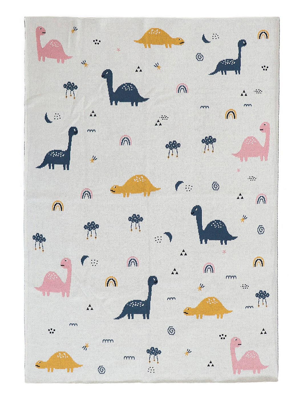 Pluchi Off White Cotton AC Room Single Bed Blanket