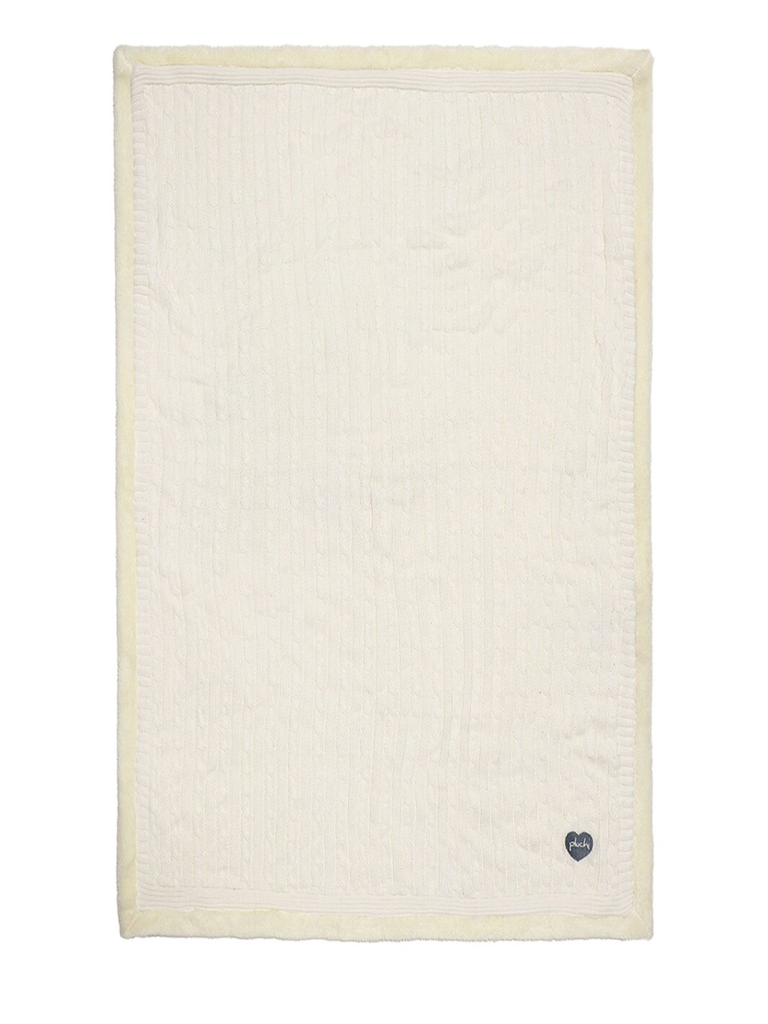 

Pluchi Off White Striped Cotton Mild Winter Single Bed Comforter