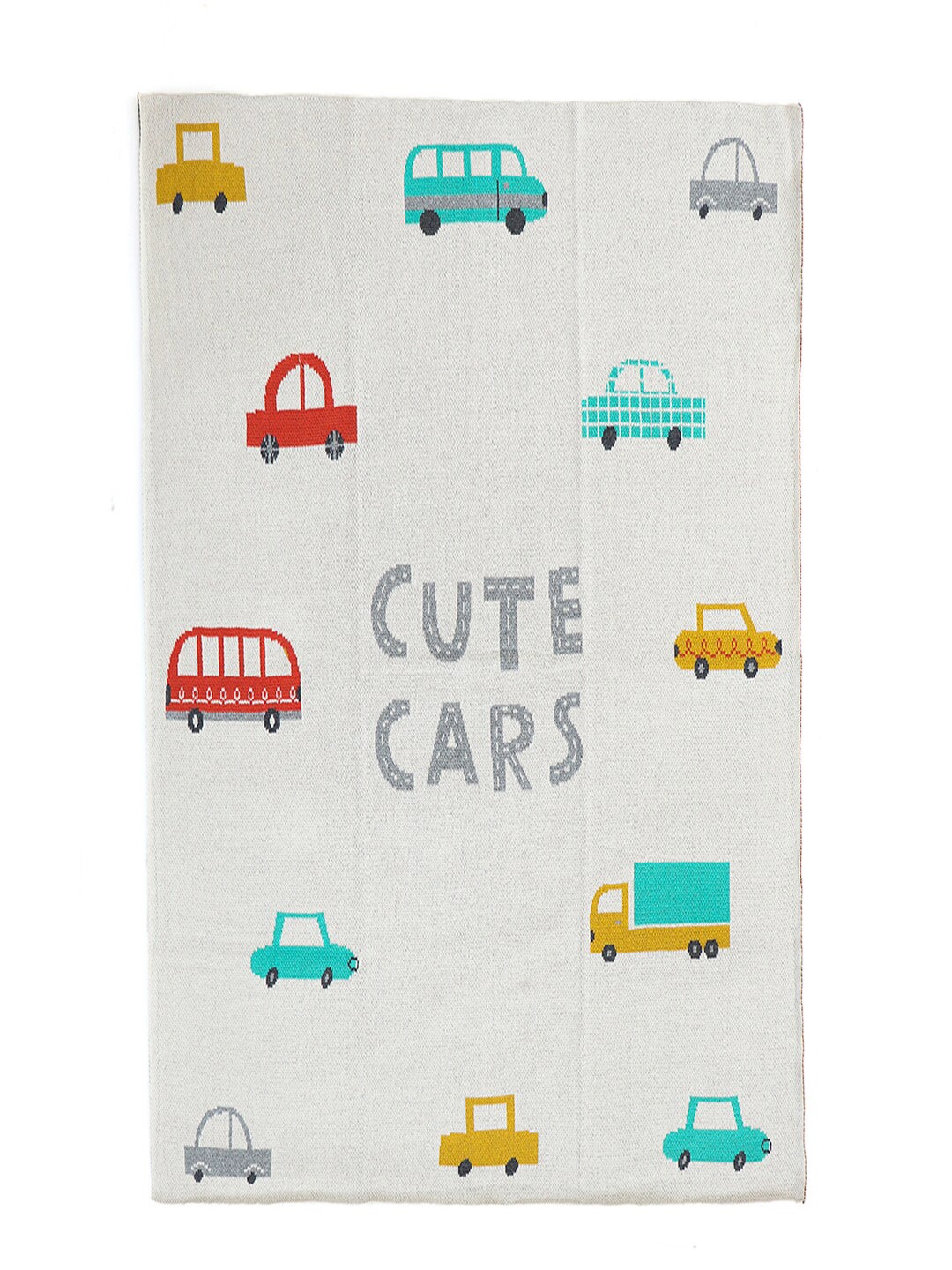 

Pluchi Grey Cartoon Characters Printed Cotton AC Room Single Bed Blanket