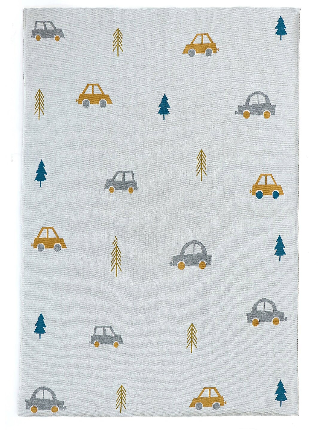 

Pluchi Off White Cartoon Characters Printed Cotton AC Room Single Bed Blanket