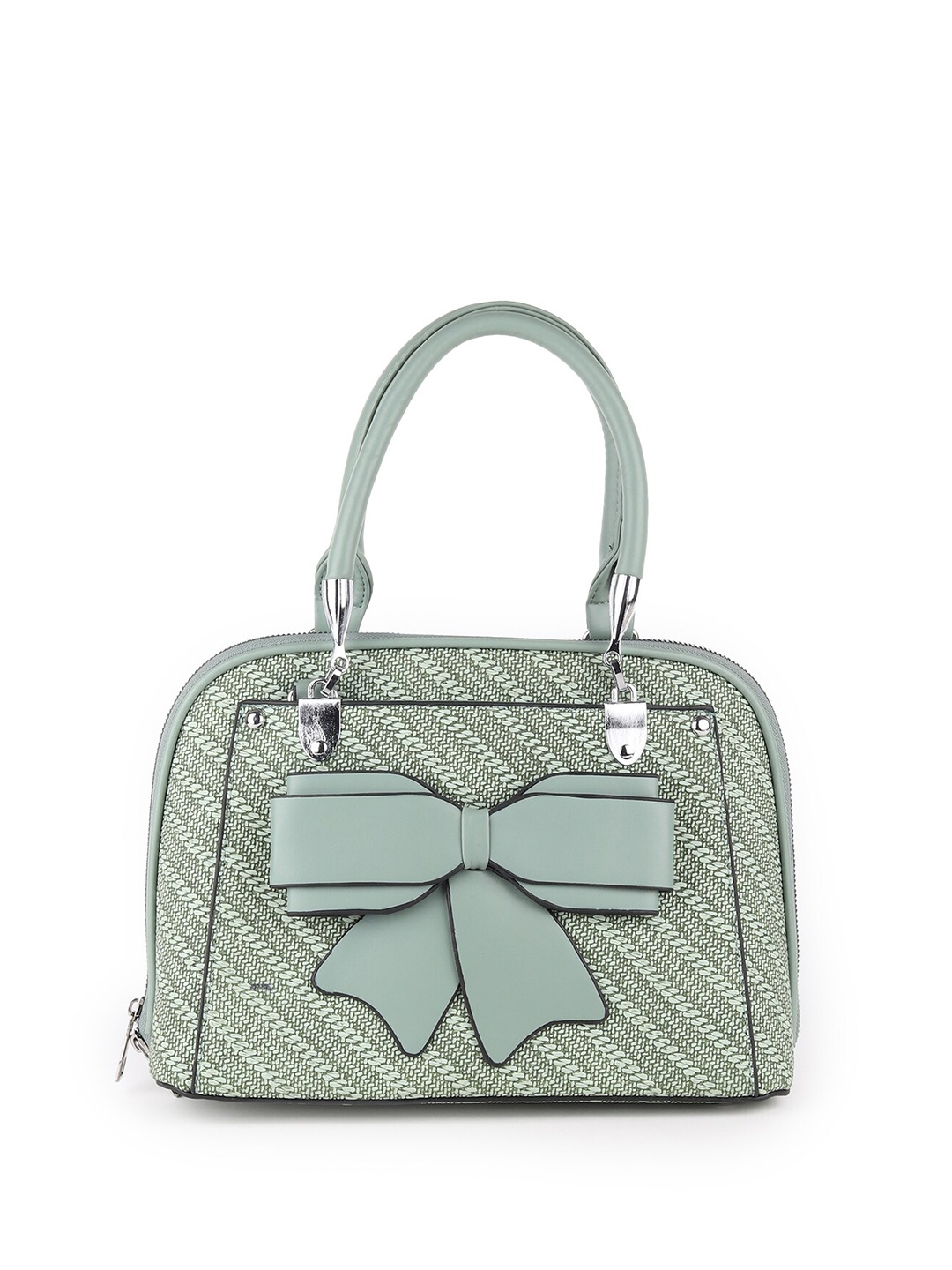 

ODETTE Textured Handheld Bag, Green