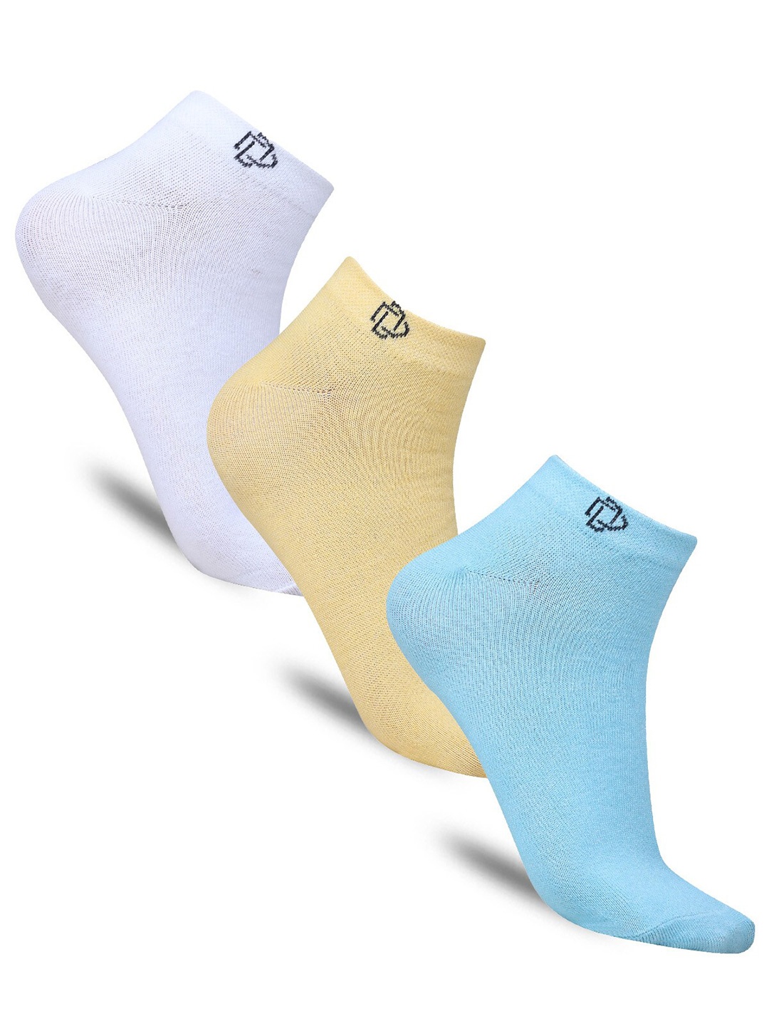 

Dollar Socks Women Pack Of 3 Ankle Length Socks, Yellow