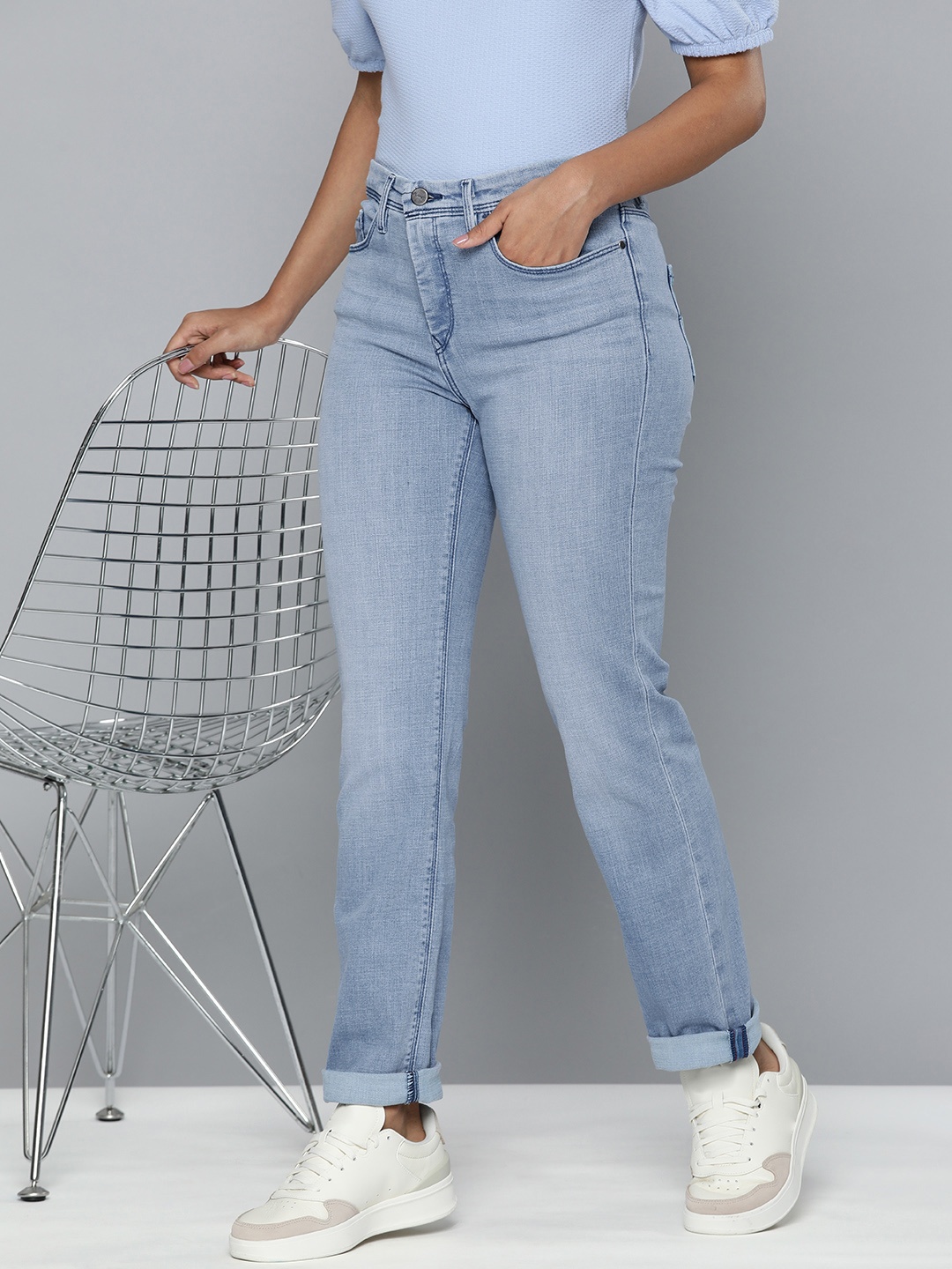 

Levis Women 312 Slim Fit Stretchable Jeans, Blue