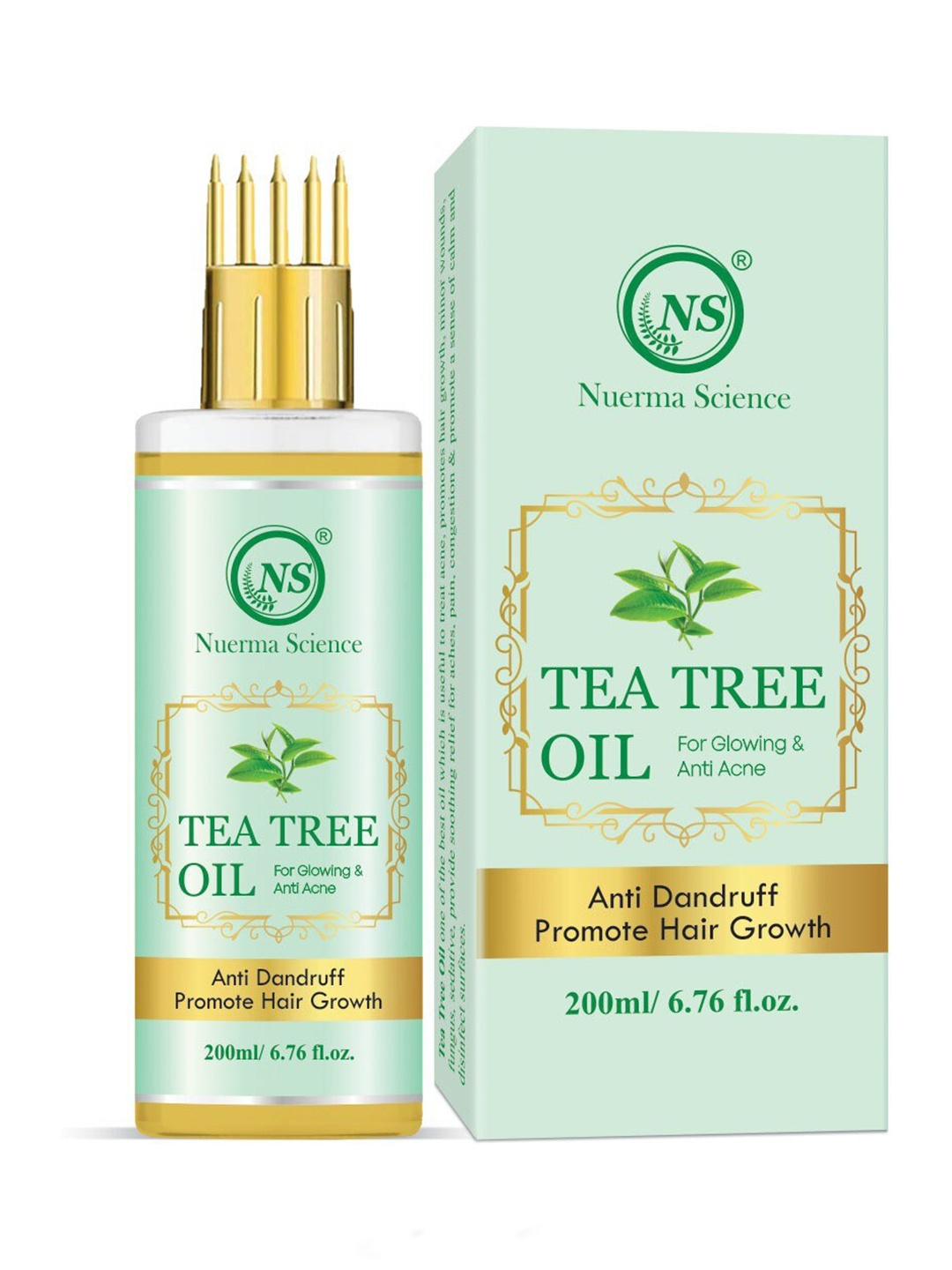 

Nuerma Science Tea Tree Oil For Anti Dandruff - 200ml, Na