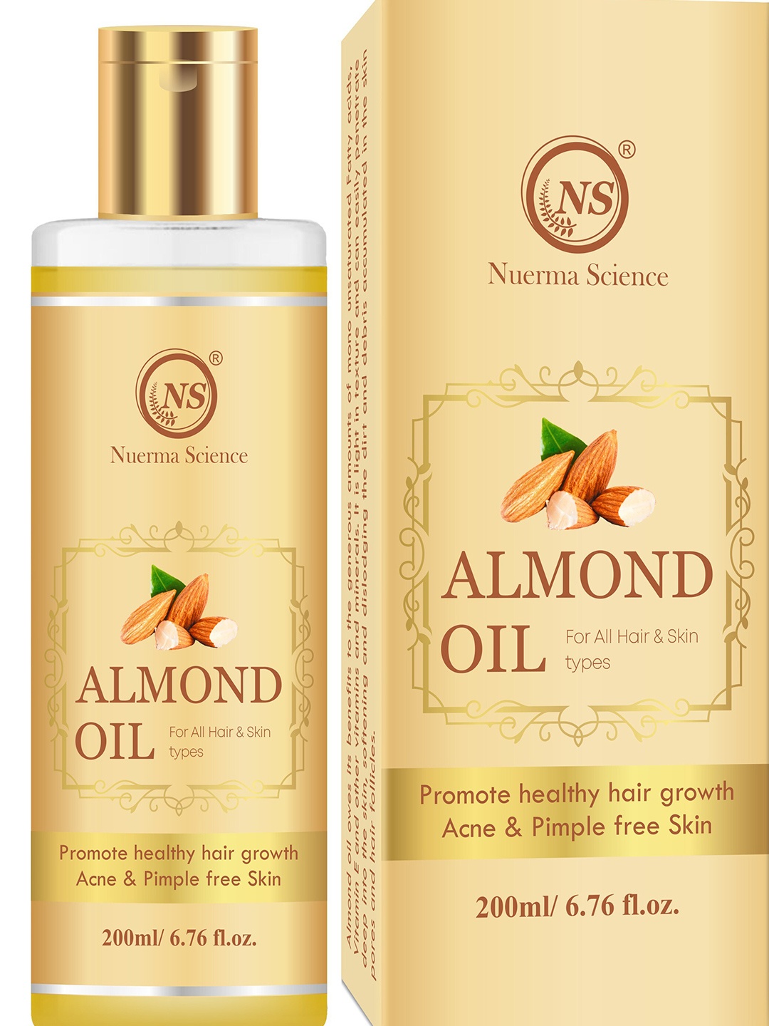 

Nuerma Science Almond Oil For Hair Growth - 200ml, Na