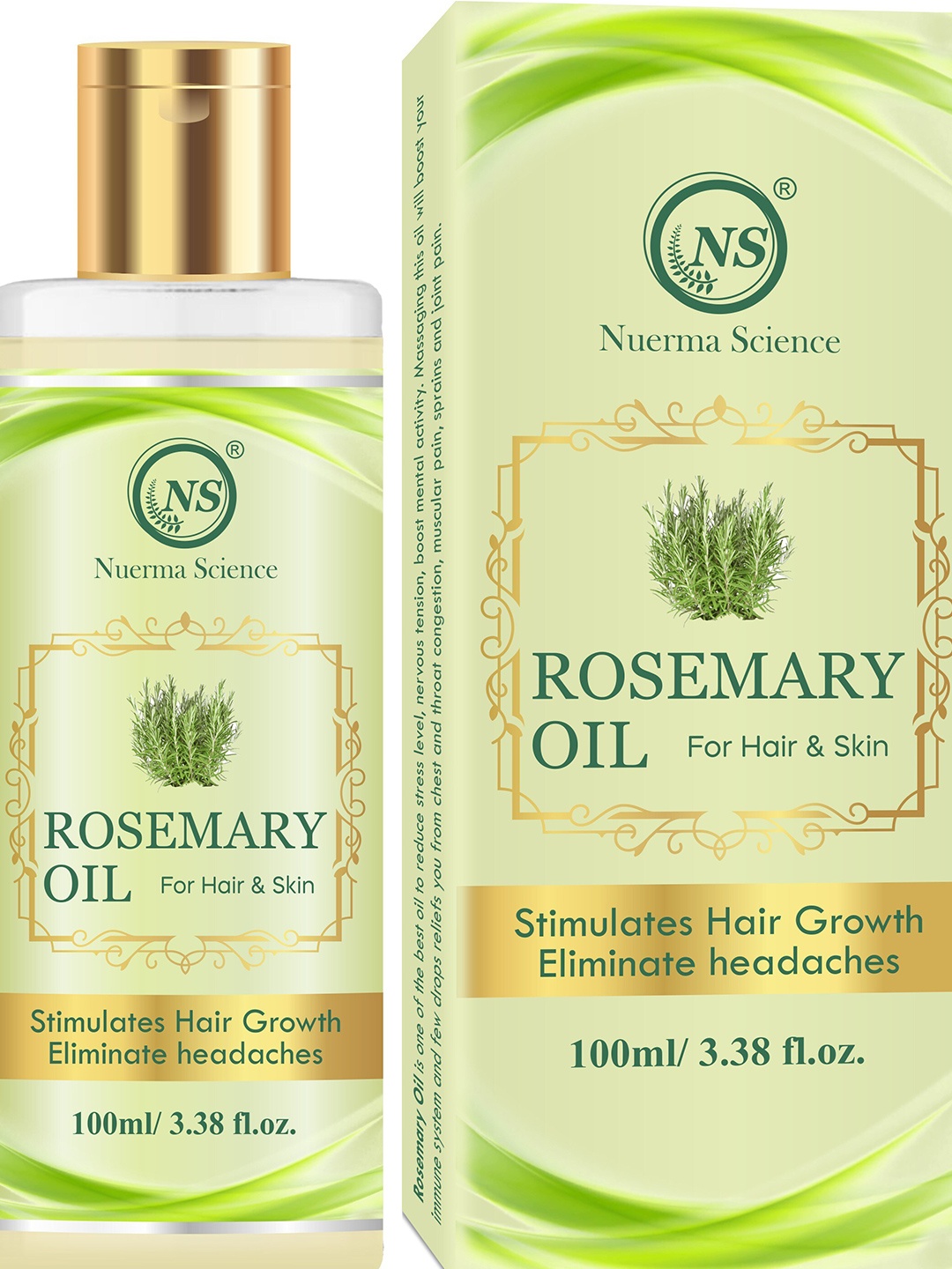 

Nuerma Science Rosemary Oil For Hair Growth - 100ml, Na