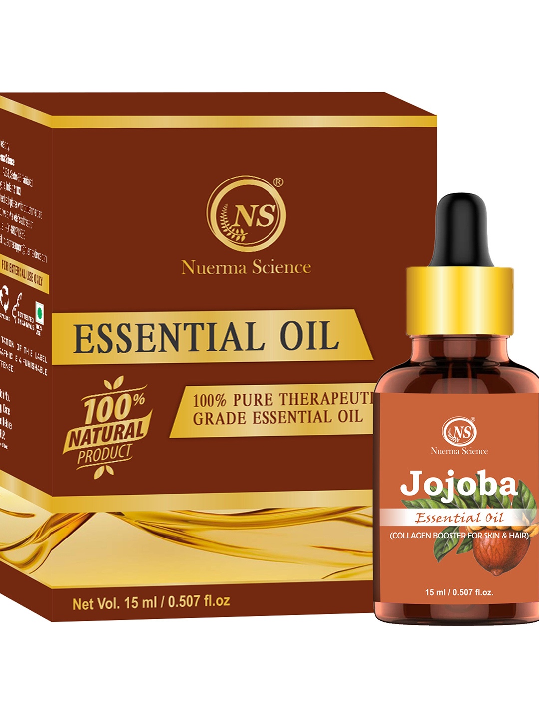 

Nuerma Science Jojoba Essential Oil For Dandruff - 15ml, Na