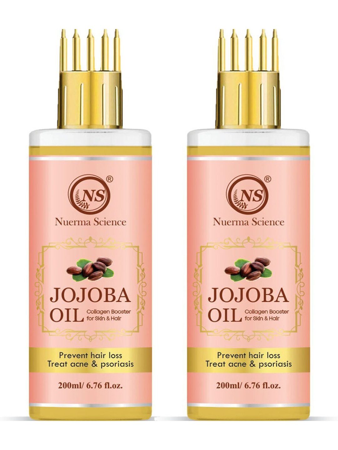 

Nuerma Science 2-Pcs Jojoba Oil For Hair Loss - 200ml Each, Na