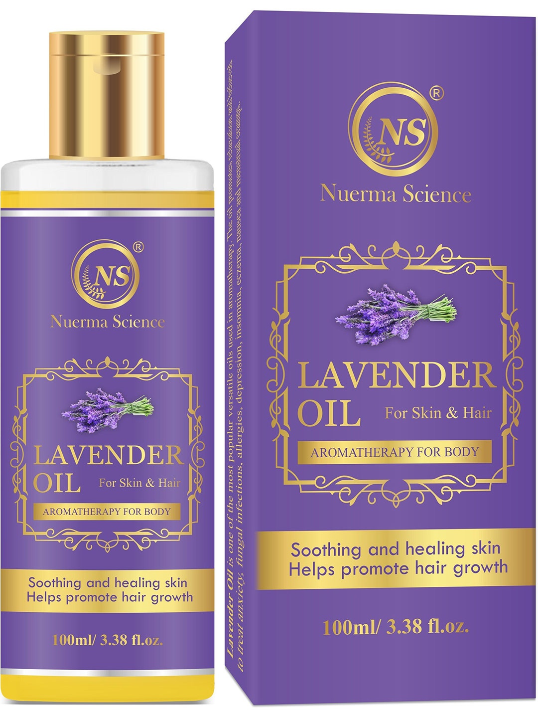 

Nuerma Science Lavender Oil for Skin & Hair - 100 ml