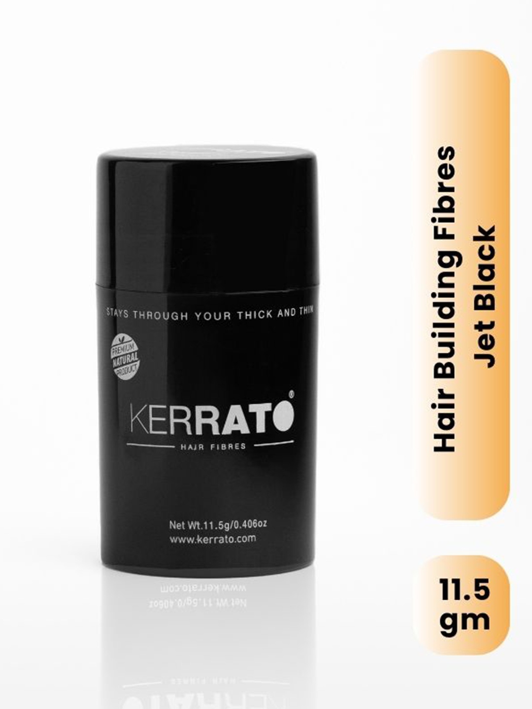 

KERRATO HAIR FIBRES Thinning Hair - 11.5g - Jet Black