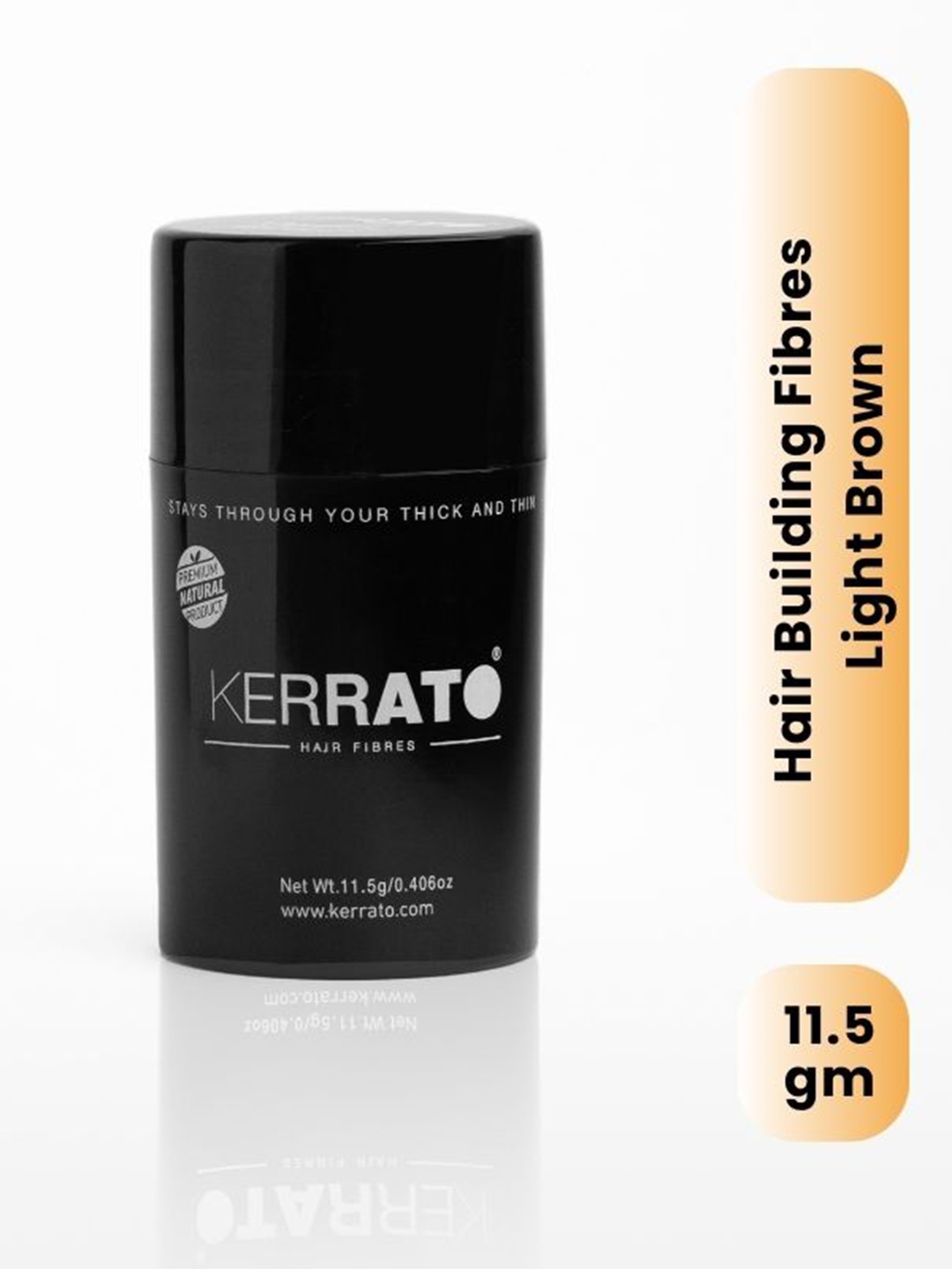 

KERRATO HAIR FIBRES Thinning Hair - 11.5g - Light Brown