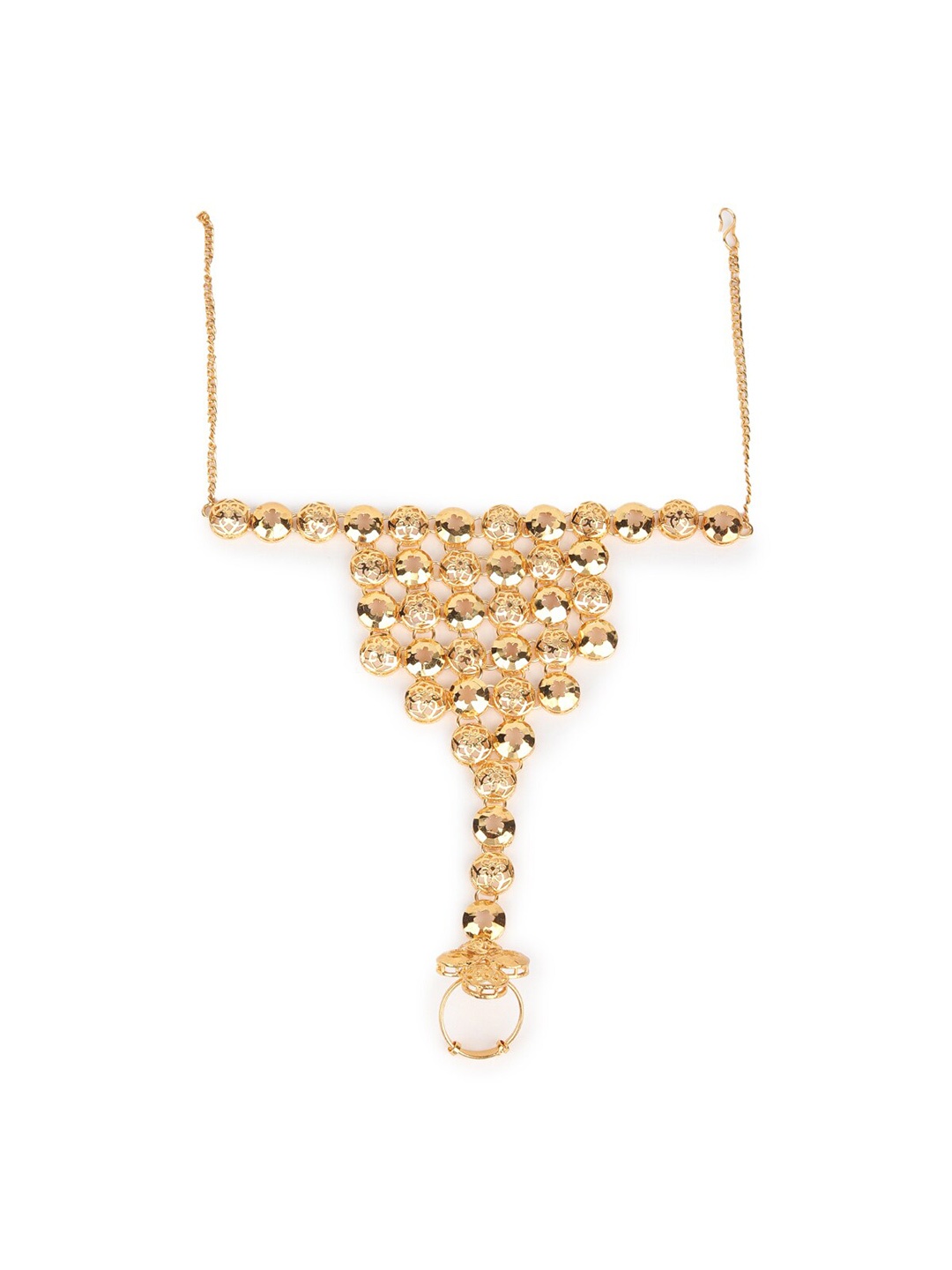 

ODETTE Gold Plated Ring Bracelet