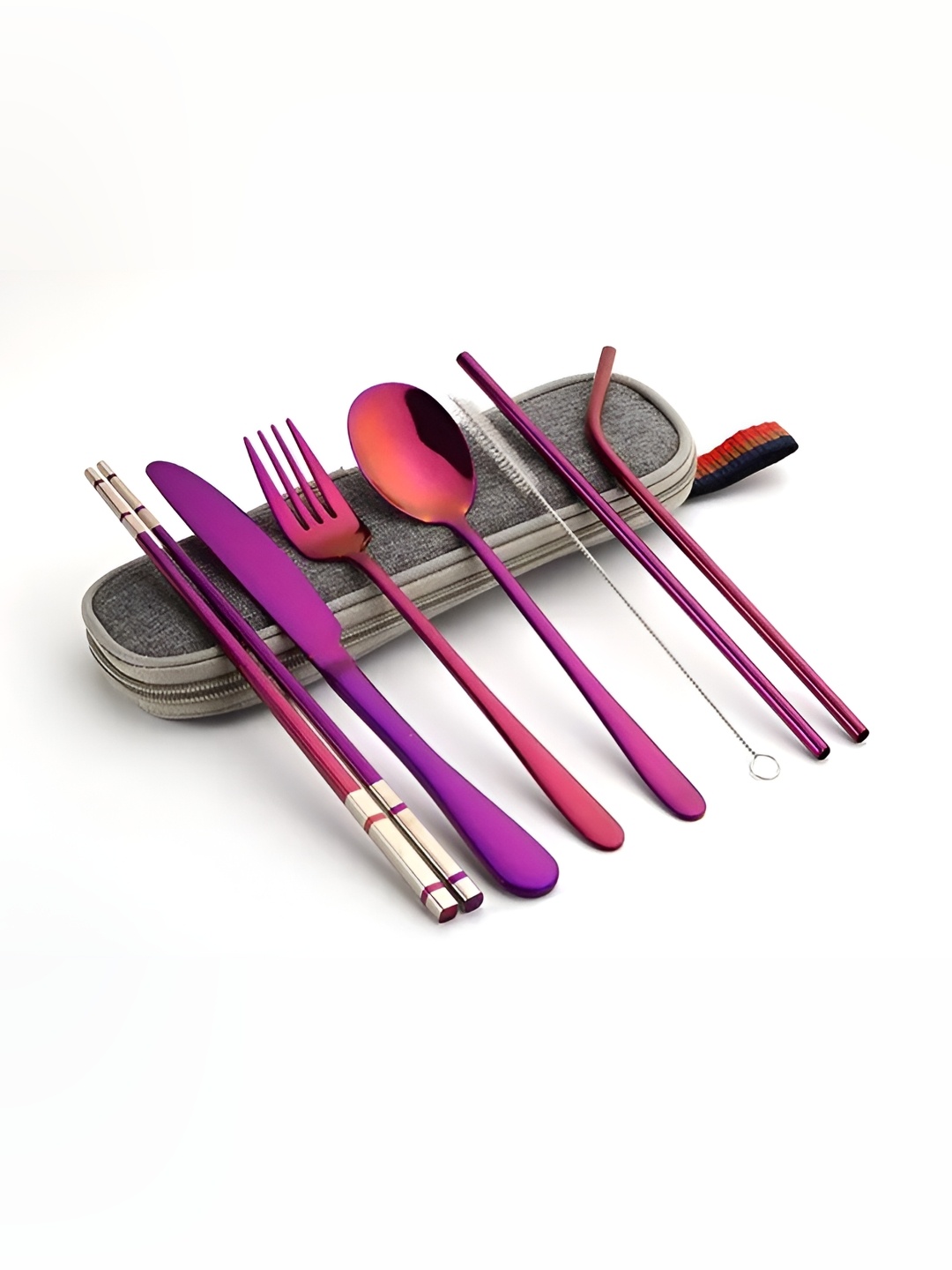 

Wosta 8 Pieces Purple & Red Mixed Cutlery Set