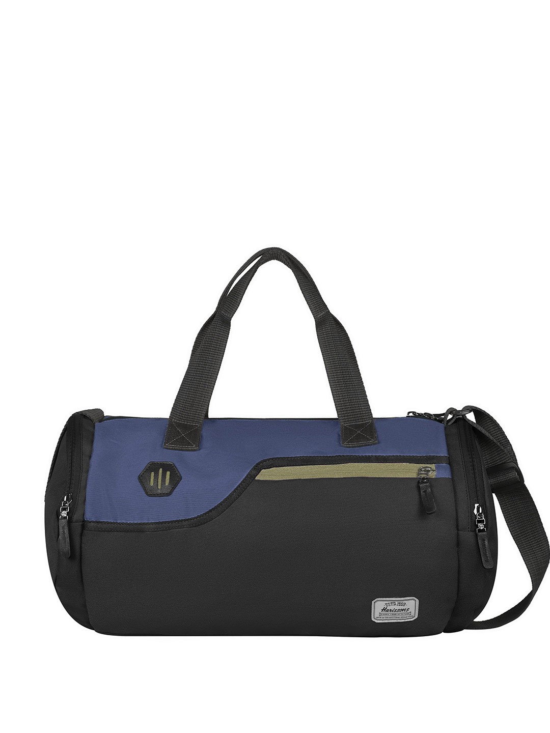 

Harissons Colourblocked Duffel Bag, Black