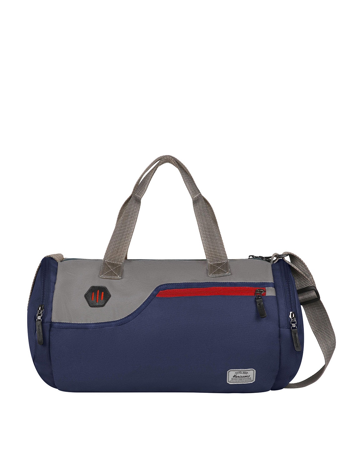

Harissons Colourblocked Duffel Bag, Navy blue