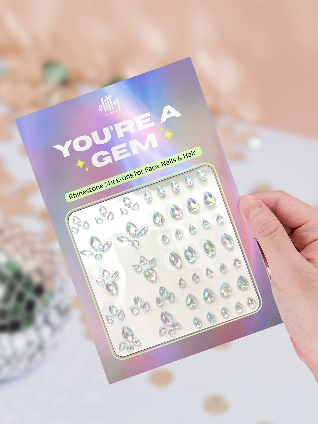 

Elitty Sparkle Squad Rhinestones Gift Set, Green