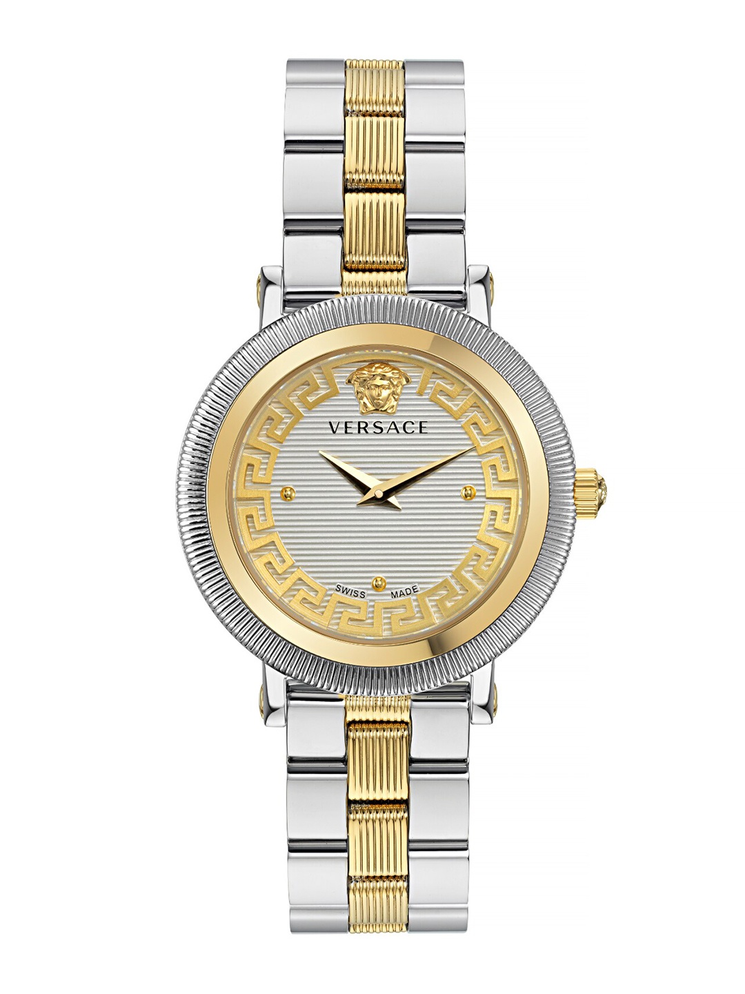 

Versace Women Printed Dial & Stainless Steel Straps Analogue Watch VE7F00423, Silver