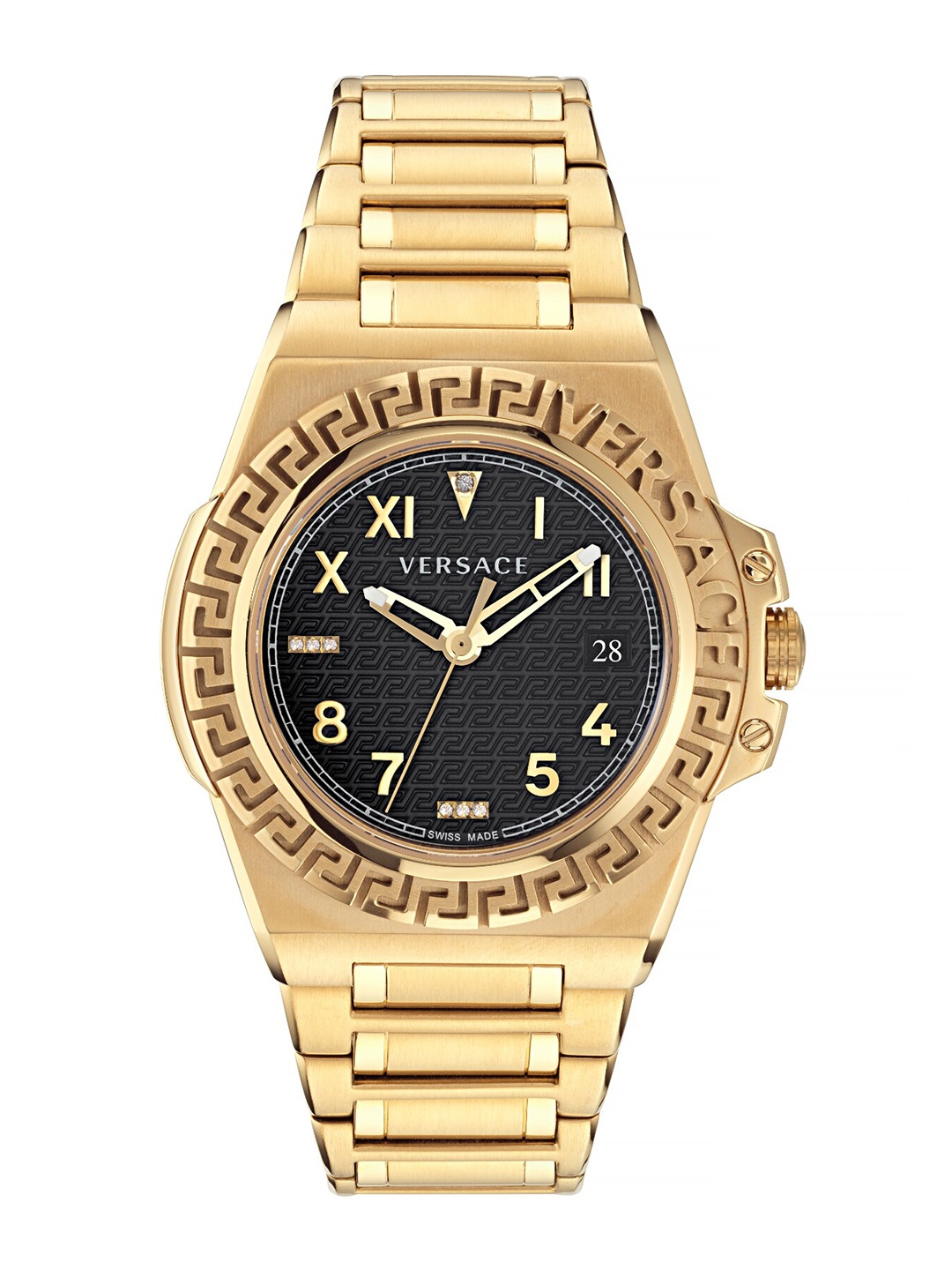 

Versace Women Stainless Steel Straps Analogue Watch VE3I00723, Gold