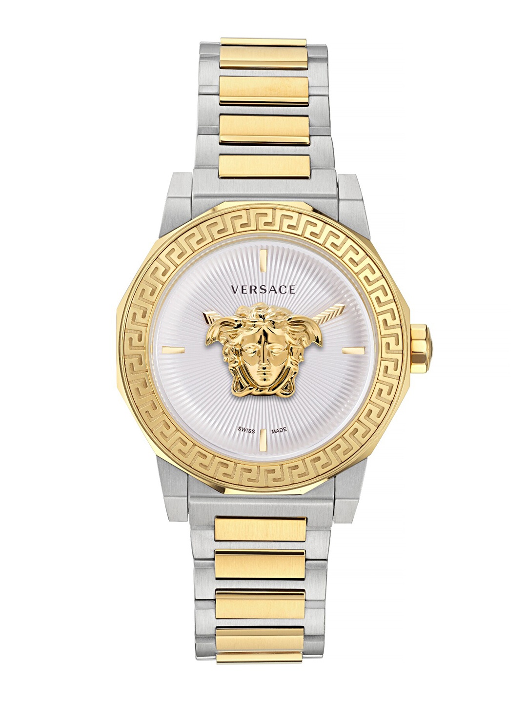 

Versace Women Stainless Steel Straps Analogue Watch VE7B00423, Silver