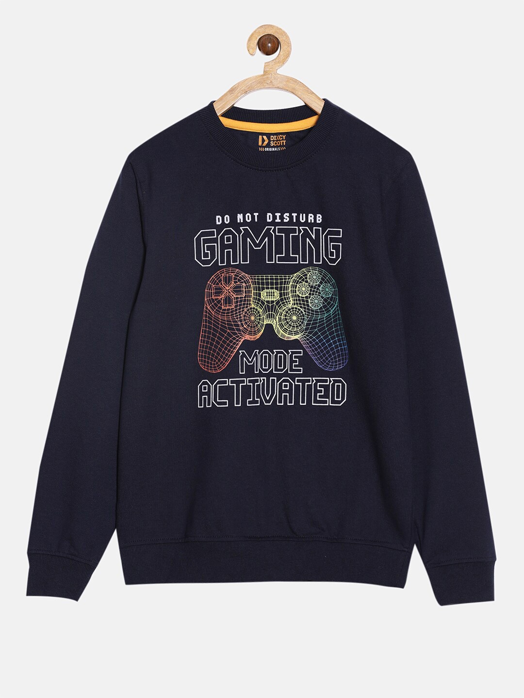 

DIXCY SCOTT Boys Graphic Printed Cotton Sweatshirt, Blue