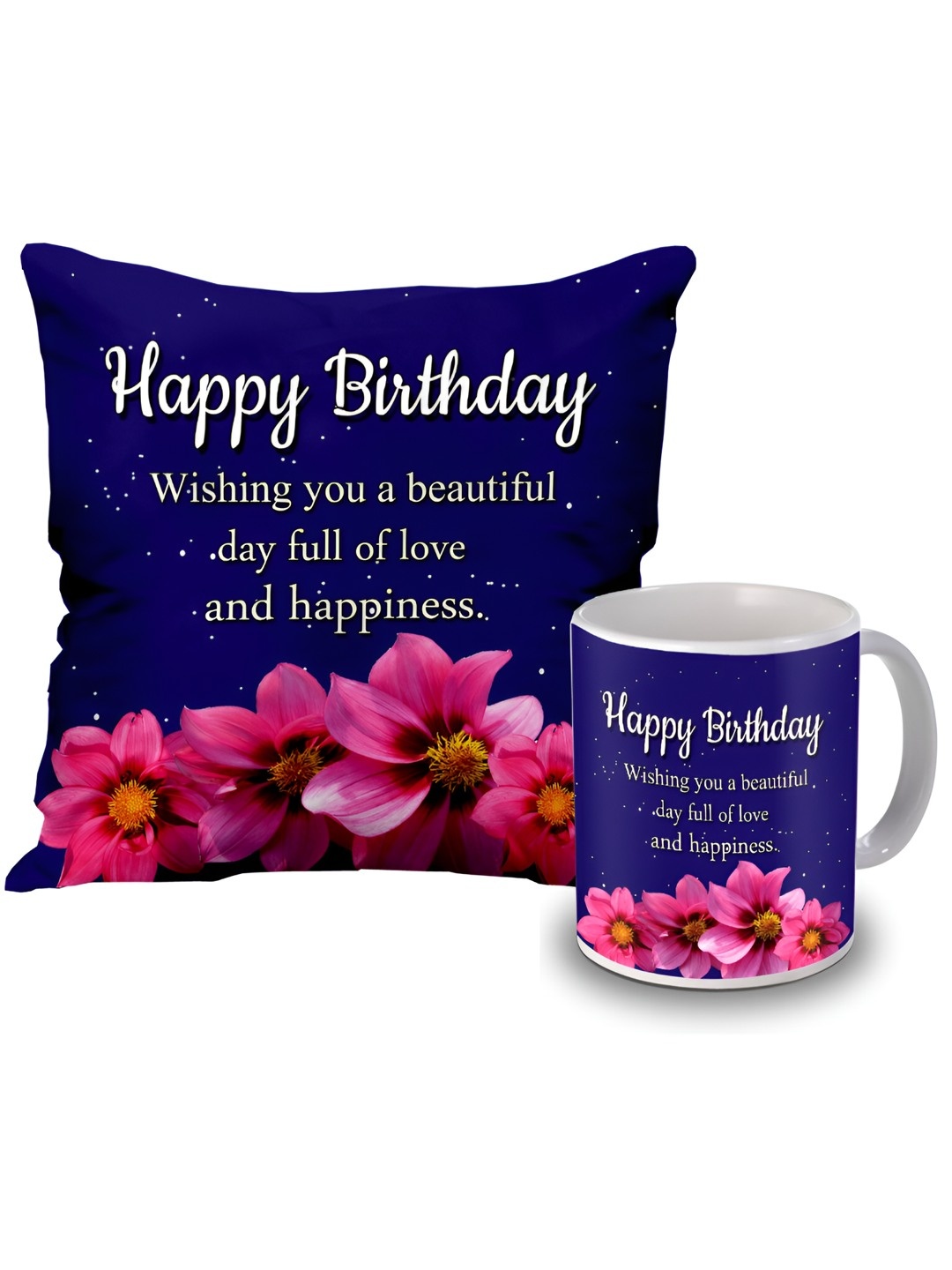 

ME & YOU Blue & White 2 Pieces Happy Birthday Gift Set