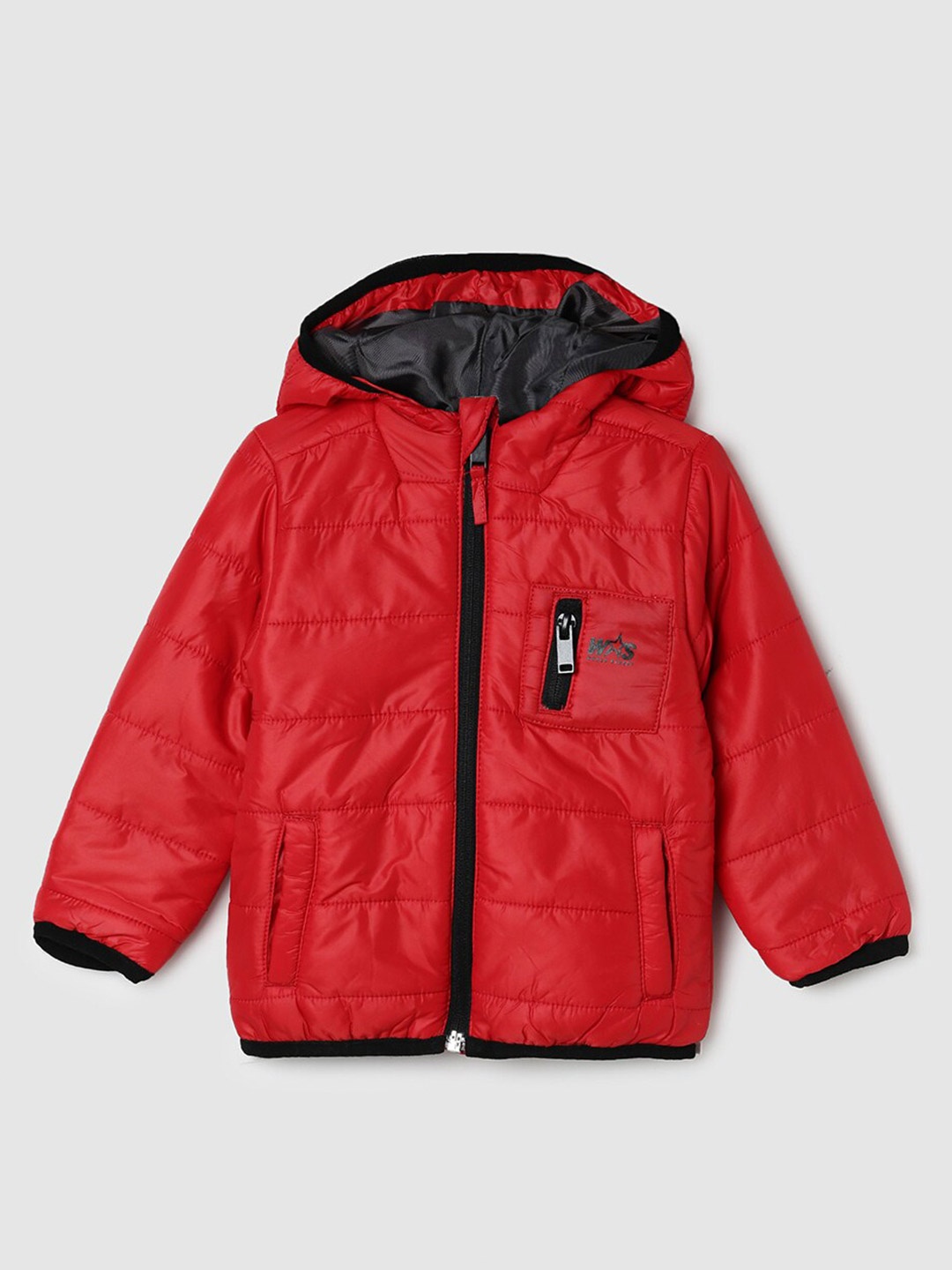 

max Girls Hooded Puffer Jacket, Pink