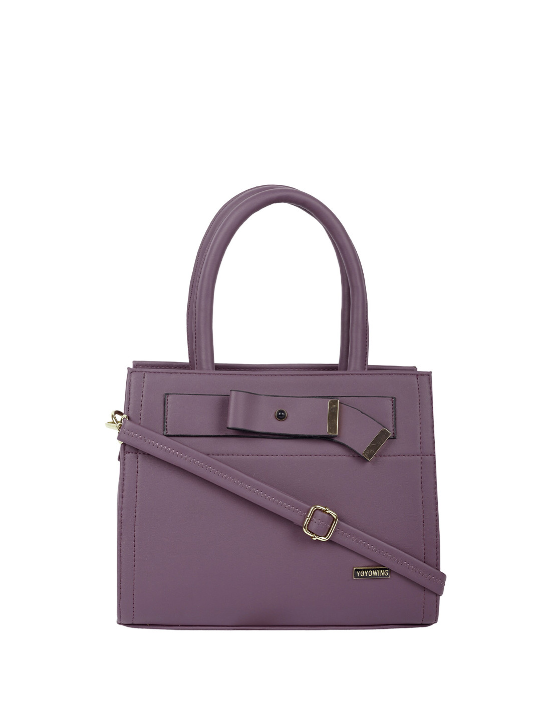 

YOYOWING Structured Handheld Bag, Purple